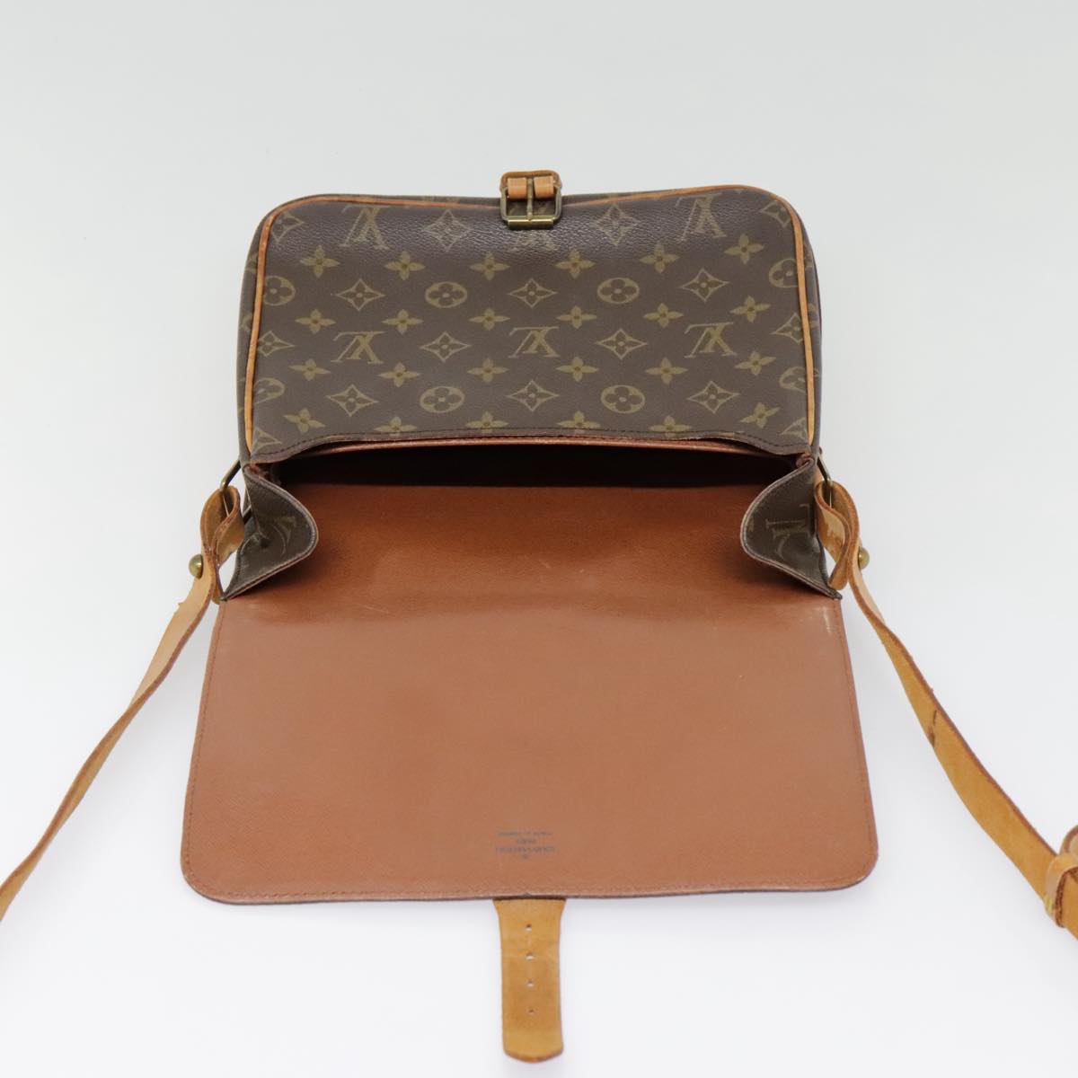 LOUIS VUITTON Monogram Cartouchiere GM Shoulder Bag M51252 LV Auth 91101