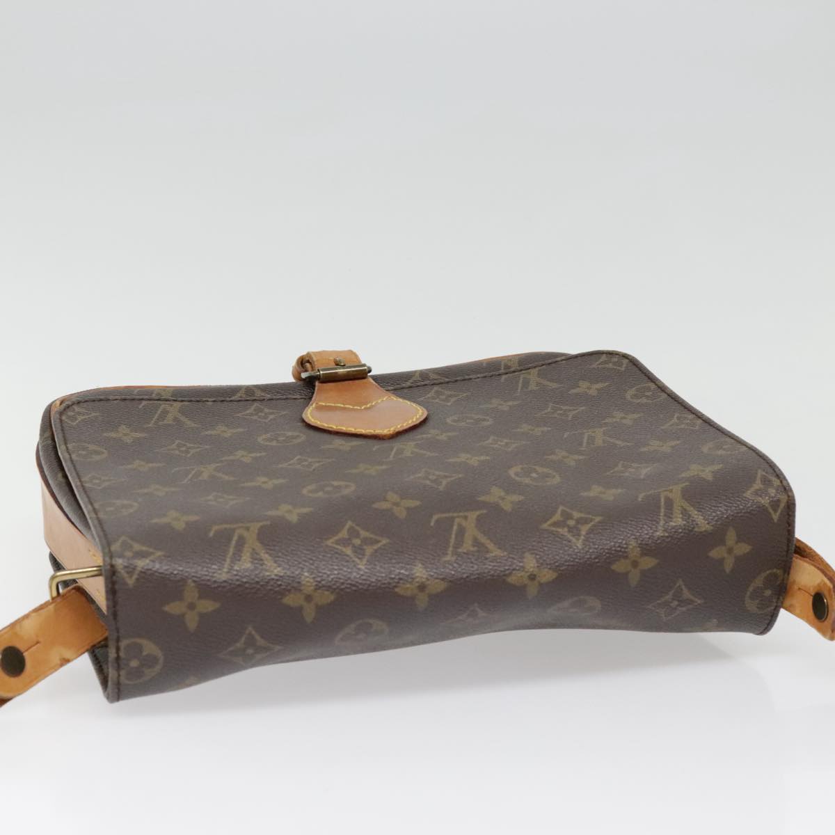 LOUIS VUITTON Monogram Cartouchiere GM Shoulder Bag M51252 LV Auth 91101