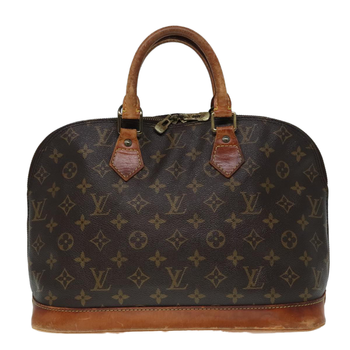 LOUIS VUITTON Monogram Alma Hand Bag M51130 LV Auth 91102