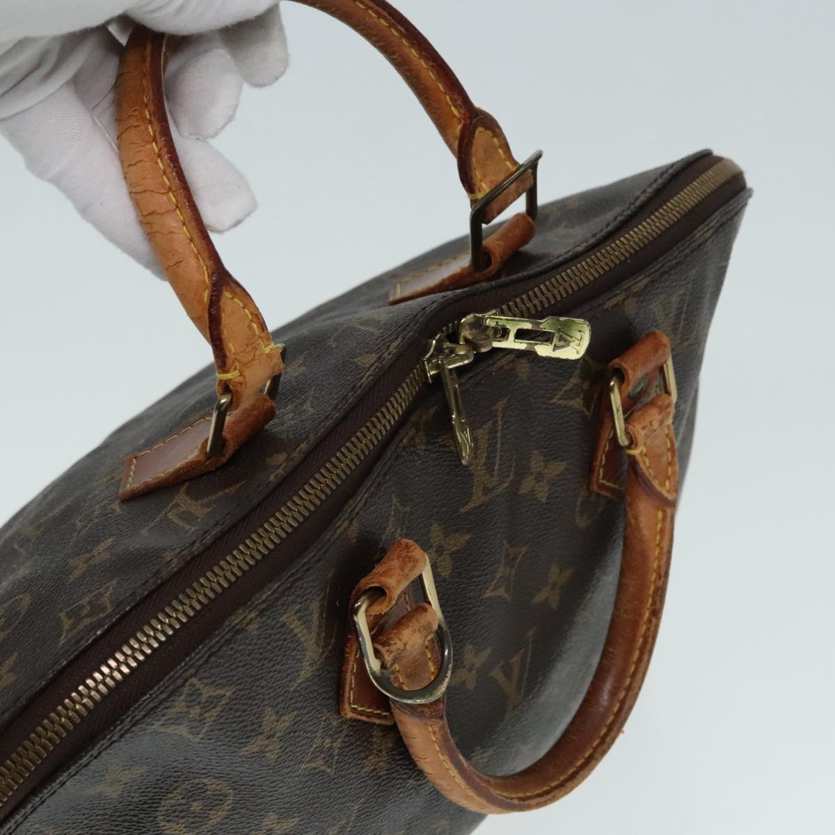 LOUIS VUITTON Monogram Alma Hand Bag M51130 LV Auth 91102