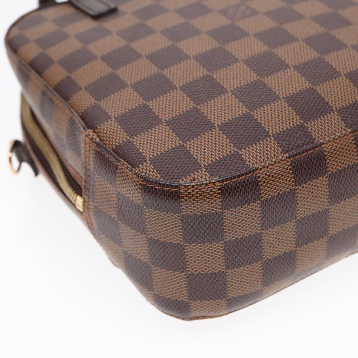 LOUIS VUITTON Damier Ebene Spontini Hand Bag SP Order N48021 LV Auth 91113A