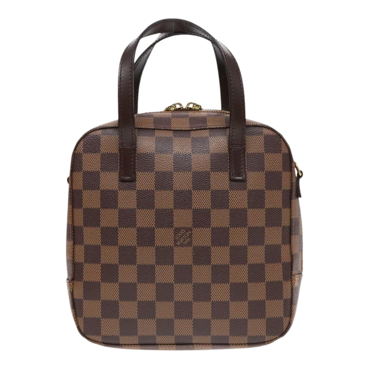 LOUIS VUITTON Damier Ebene Spontini Hand Bag SP Order N48021 LV Auth 91113A