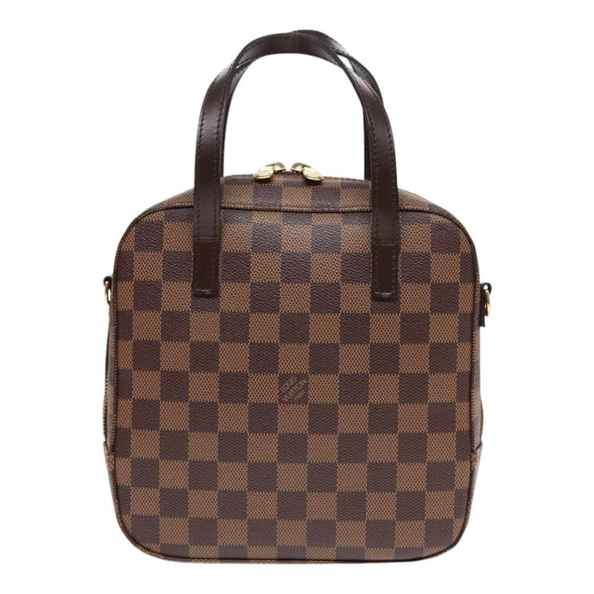 LOUIS VUITTON Damier Ebene Spontini Hand Bag SP Order N48021 LV Auth 91113A