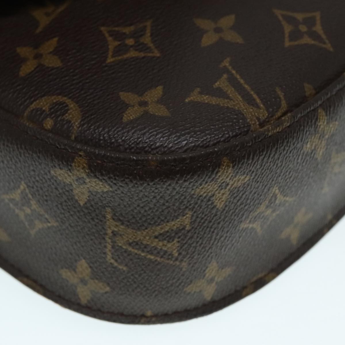 LOUIS VUITTON Monogram Saint Cloud GM Shoulder Bag M51242 LV Auth 91115