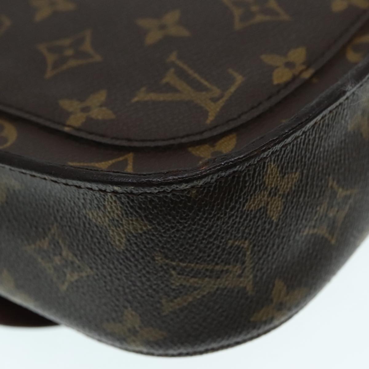 LOUIS VUITTON Monogram Saint Cloud GM Shoulder Bag M51242 LV Auth 91115