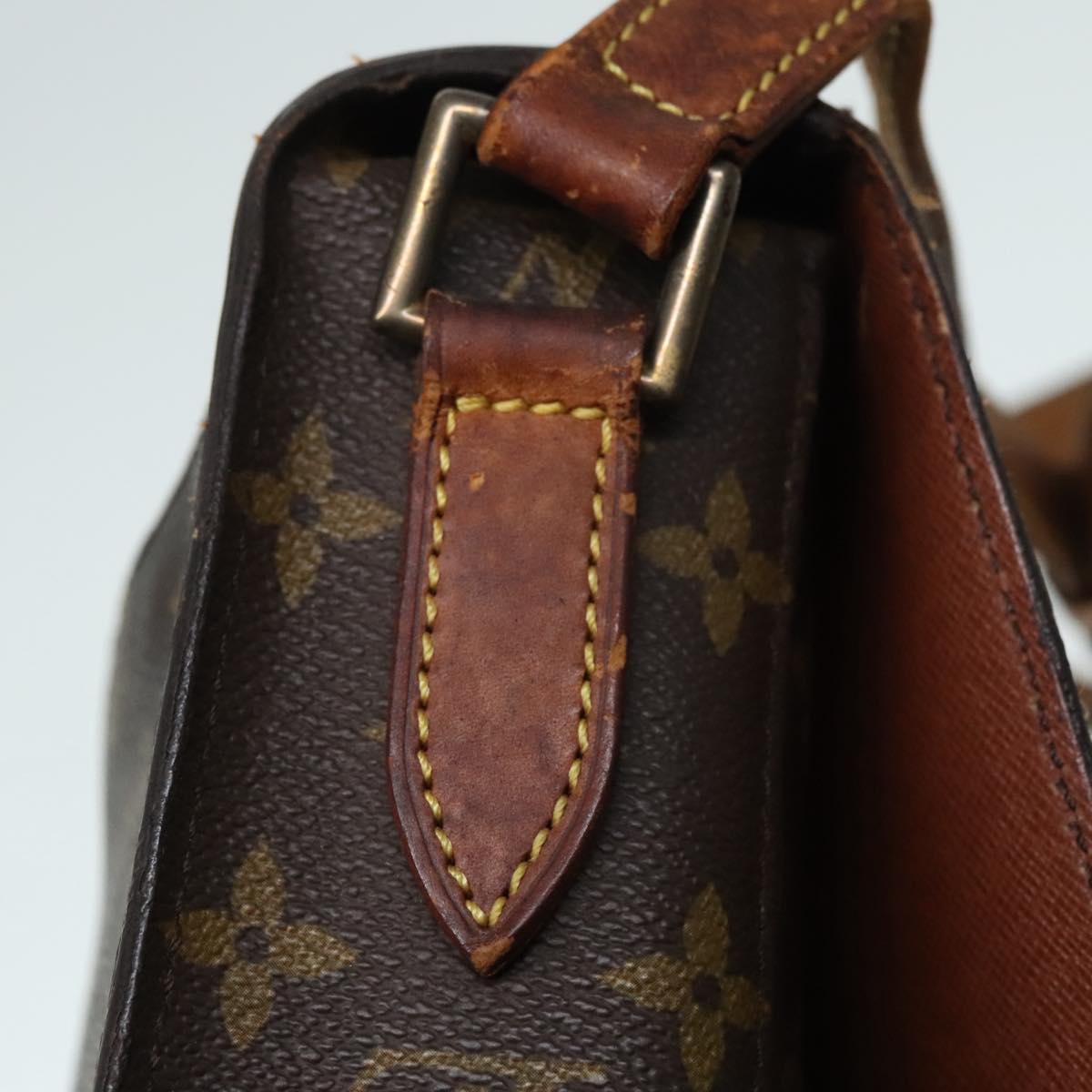 LOUIS VUITTON Monogram Saint Cloud GM Shoulder Bag M51242 LV Auth 91115