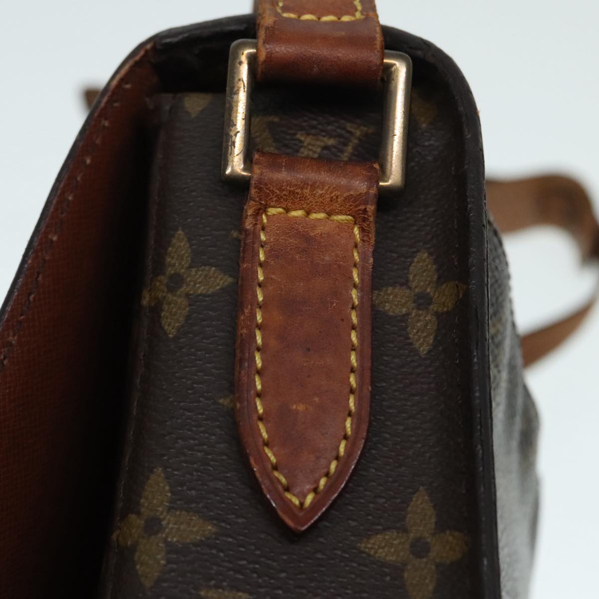 LOUIS VUITTON Monogram Saint Cloud GM Shoulder Bag M51242 LV Auth 91115