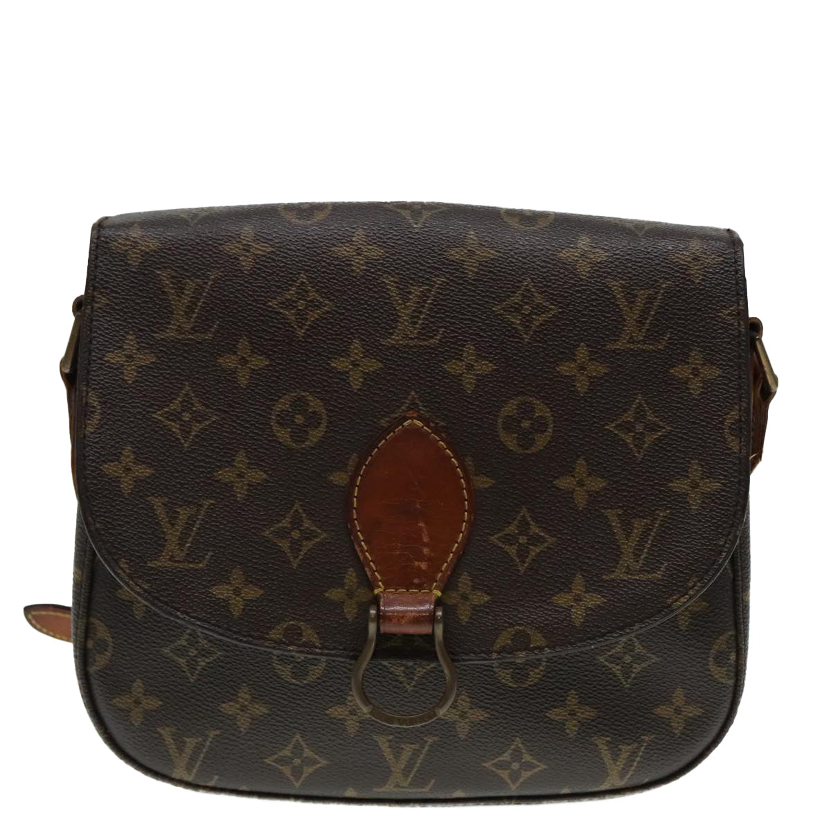 LOUIS VUITTON Monogram Saint Cloud GM Shoulder Bag M51242 LV Auth 91115