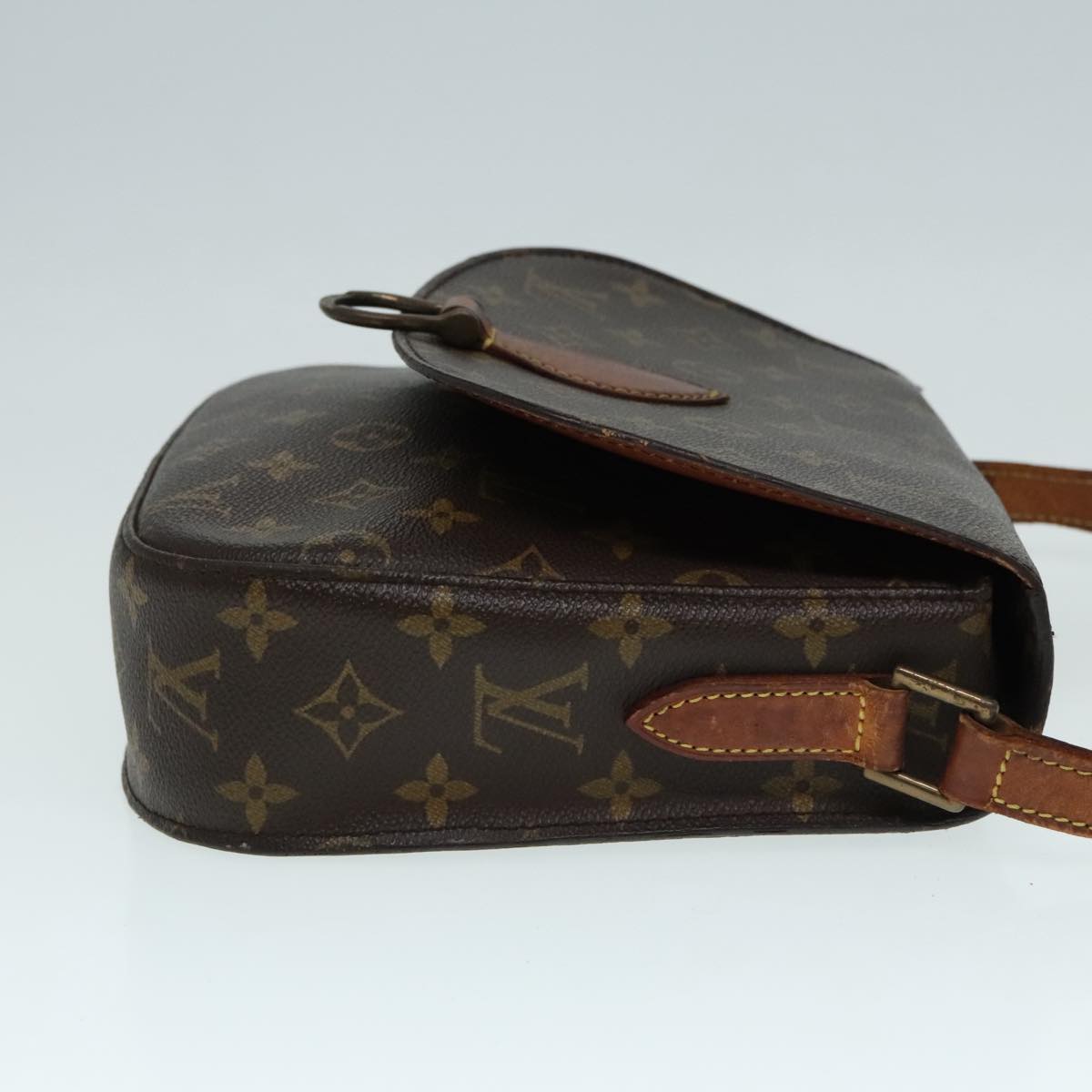 LOUIS VUITTON Monogram Saint Cloud GM Shoulder Bag M51242 LV Auth 91115