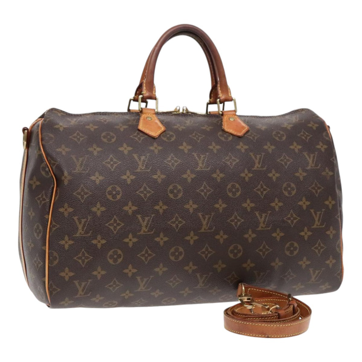 LOUIS VUITTON Monogram Speedy Bandouliere 40 Hand Bag M40393 LV Auth 91119