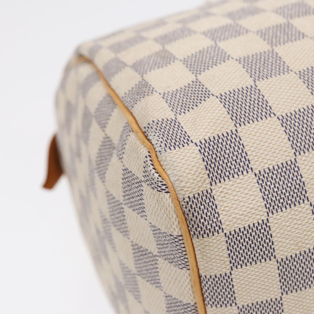 LOUIS VUITTON Damier Azur Speedy 30 Hand Bag N41533 LV Auth 91120