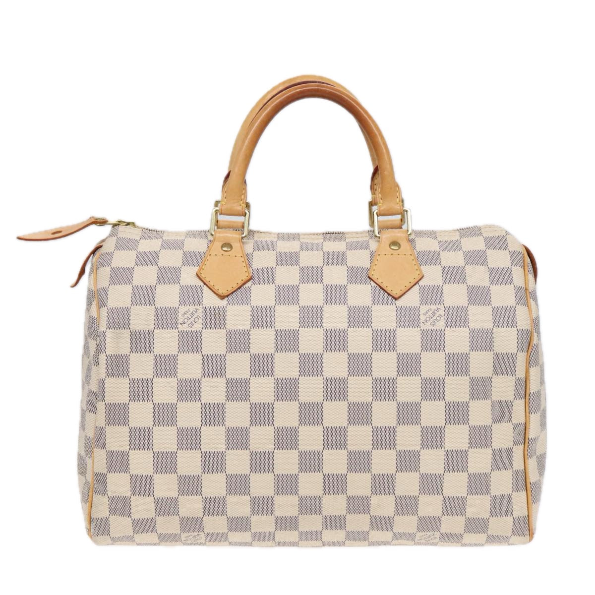 LOUIS VUITTON Damier Azur Speedy 30 Hand Bag N41533 LV Auth 91120