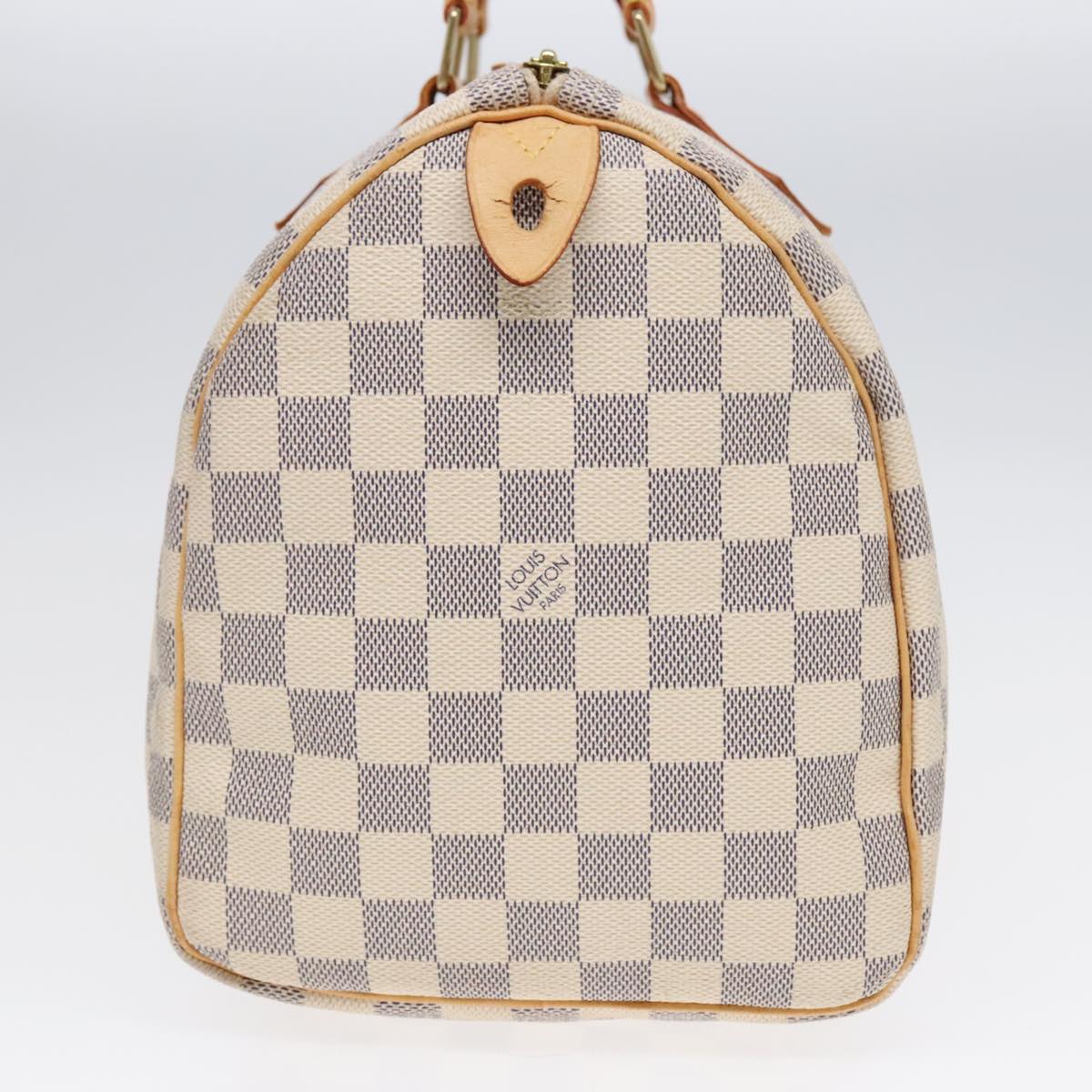 LOUIS VUITTON Damier Azur Speedy 30 Hand Bag N41533 LV Auth 91120