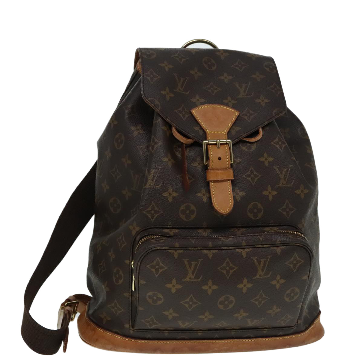 LOUIS VUITTON Monogram Montsouris GM Backpack M51135 LV Auth 91126