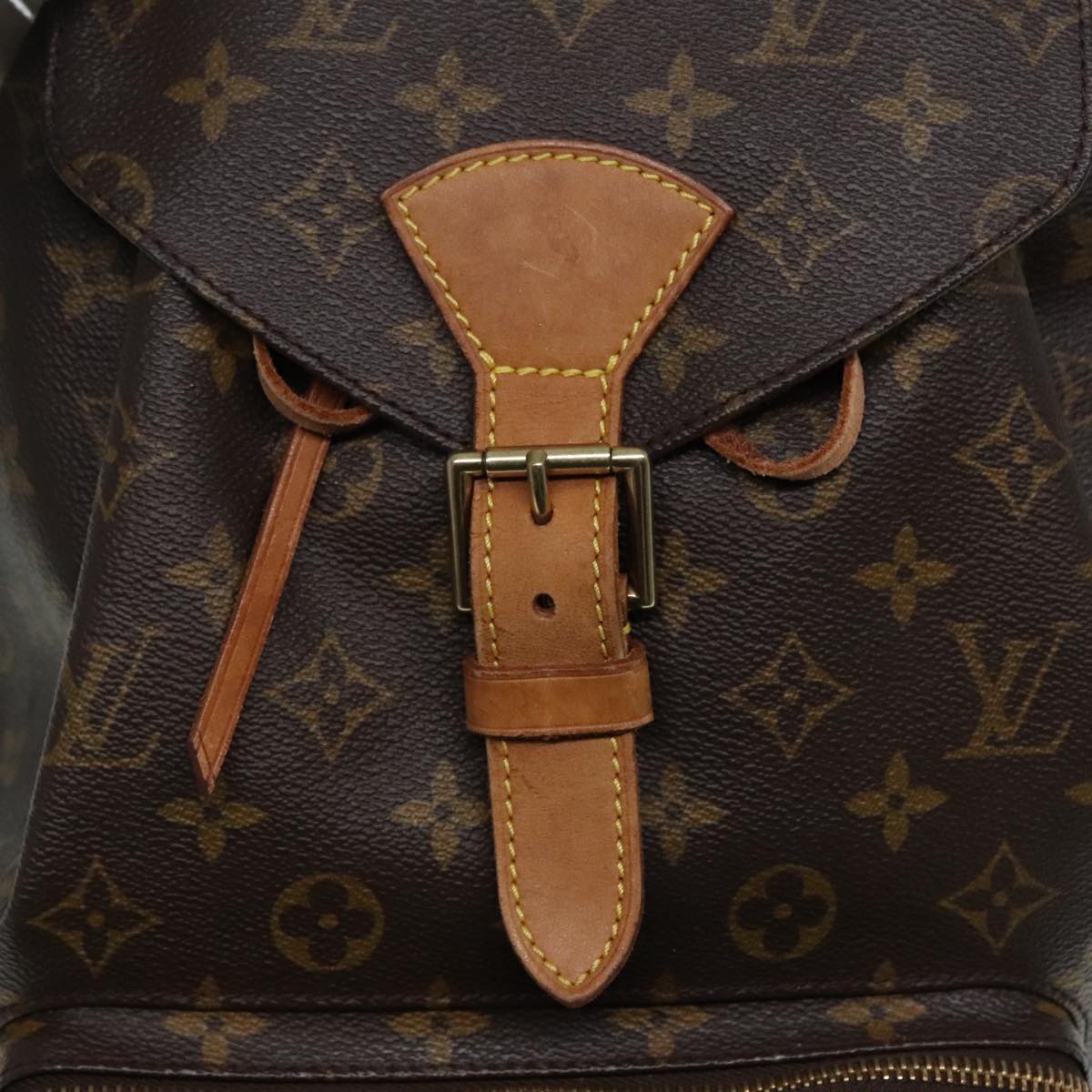 LOUIS VUITTON Monogram Montsouris GM Backpack M51135 LV Auth 91126