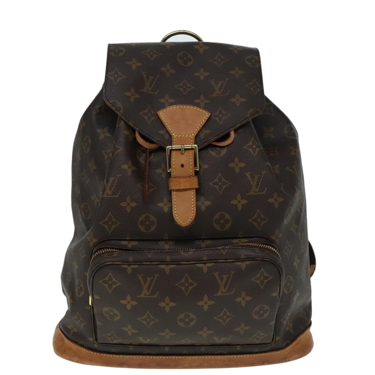 LOUIS VUITTON Monogram Montsouris GM Backpack M51135 LV Auth 91126