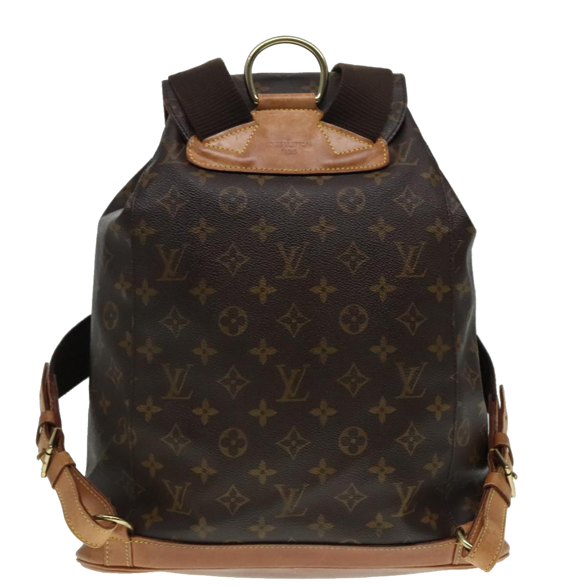 LOUIS VUITTON Monogram Montsouris GM Backpack M51135 LV Auth 91126