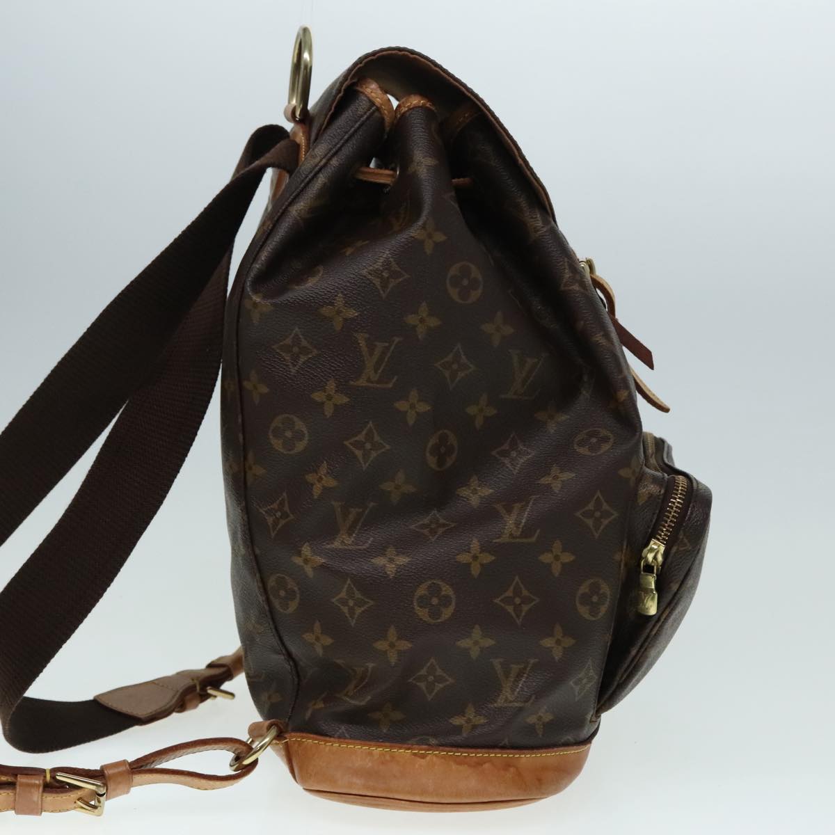 LOUIS VUITTON Monogram Montsouris GM Backpack M51135 LV Auth 91126