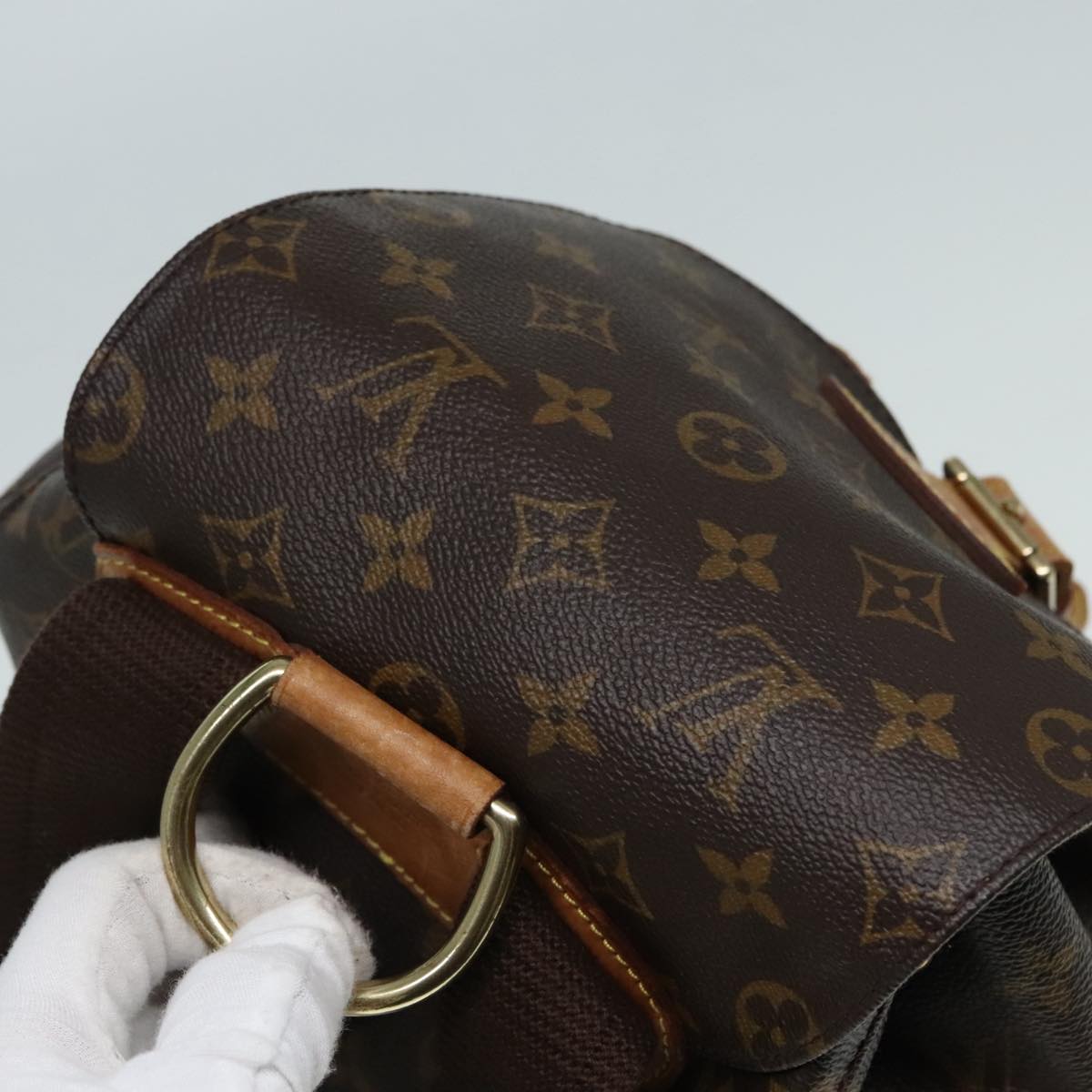 LOUIS VUITTON Monogram Montsouris GM Backpack M51135 LV Auth 91126