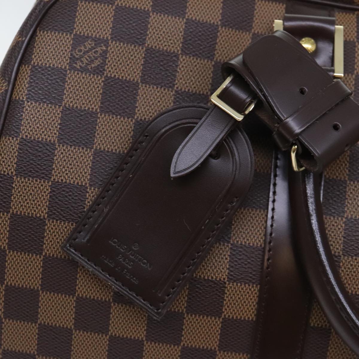LOUIS VUITTON Damier Ebene Sac Sports Boston Bag SPO LV Auth 91129SV