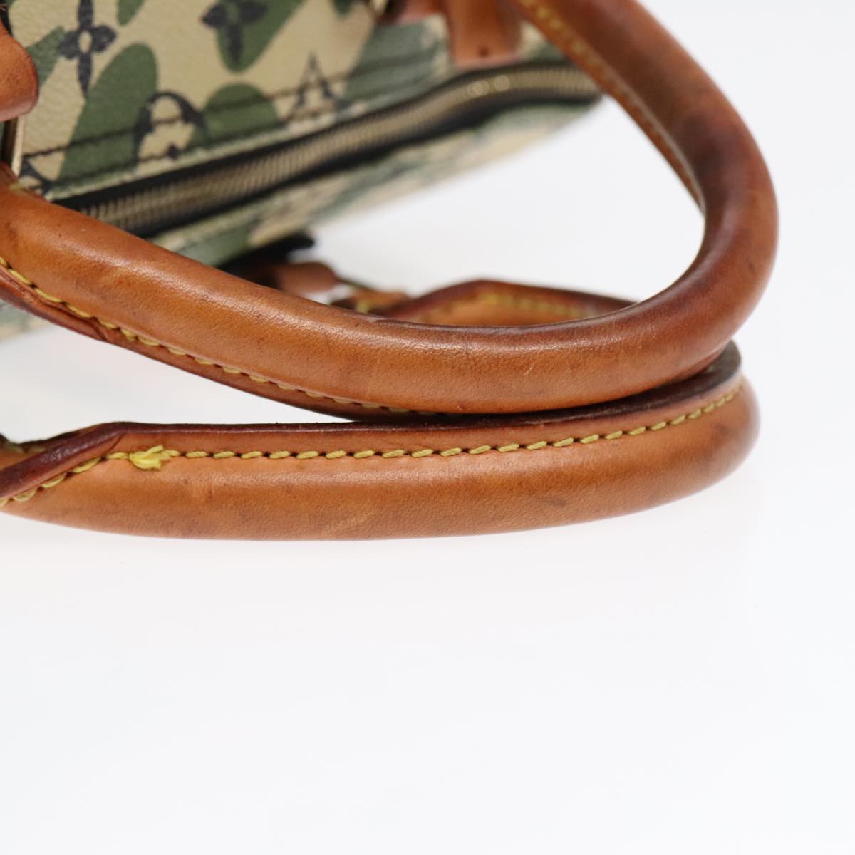 LOUIS VUITTON Camouflage Takashi Murakami Speedy 35 Hand Bag M95773 Auth 91130A