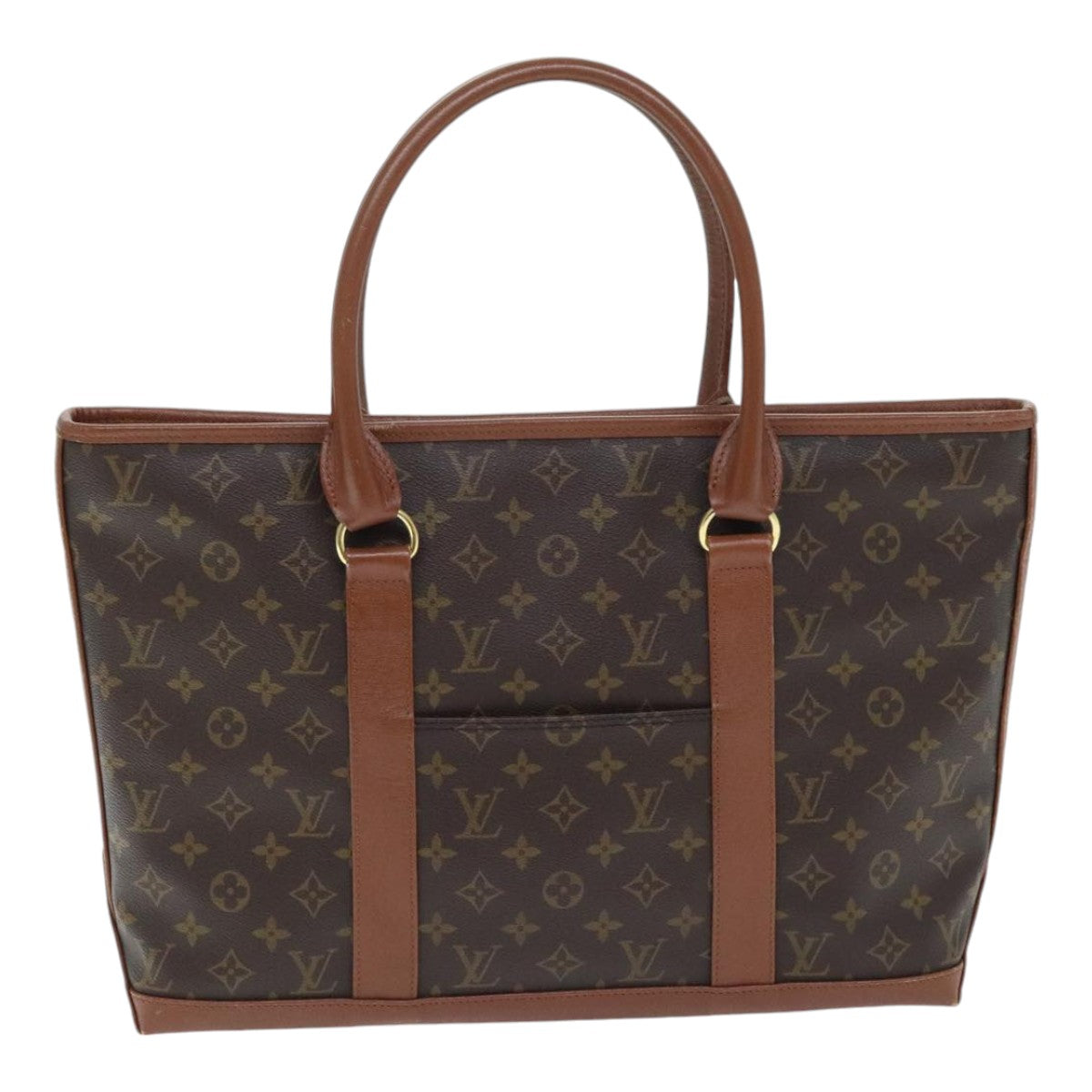 LOUIS VUITTON Monogram Sac Weekend PM Tote Bag M42425 LV Auth 91133