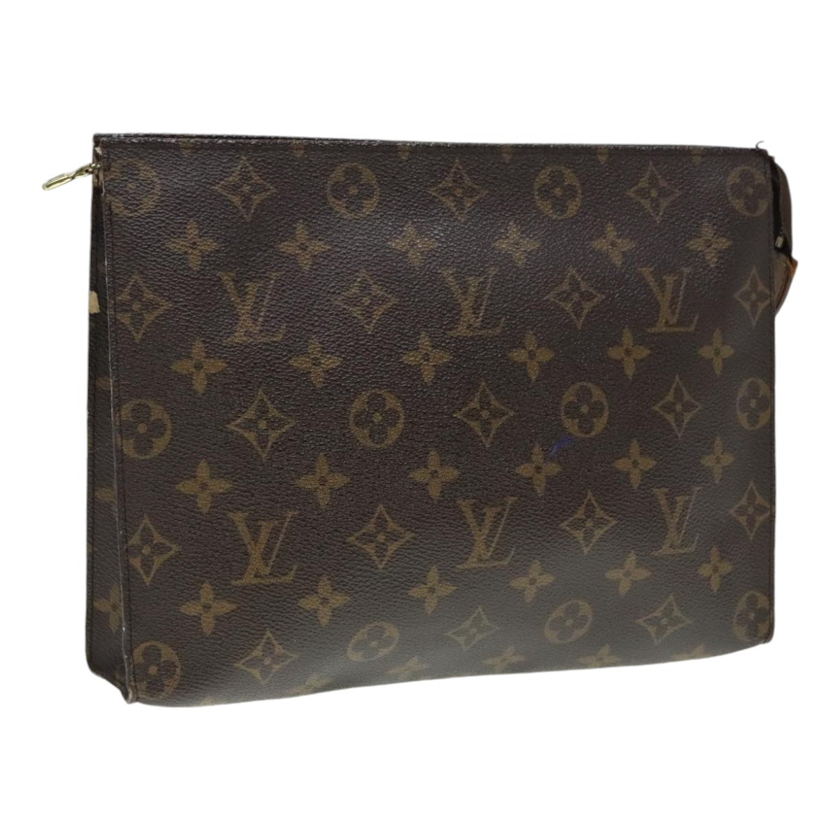 LOUIS VUITTON Monogram Poche Toilette 26 Pouch M47542 LV Auth 91140