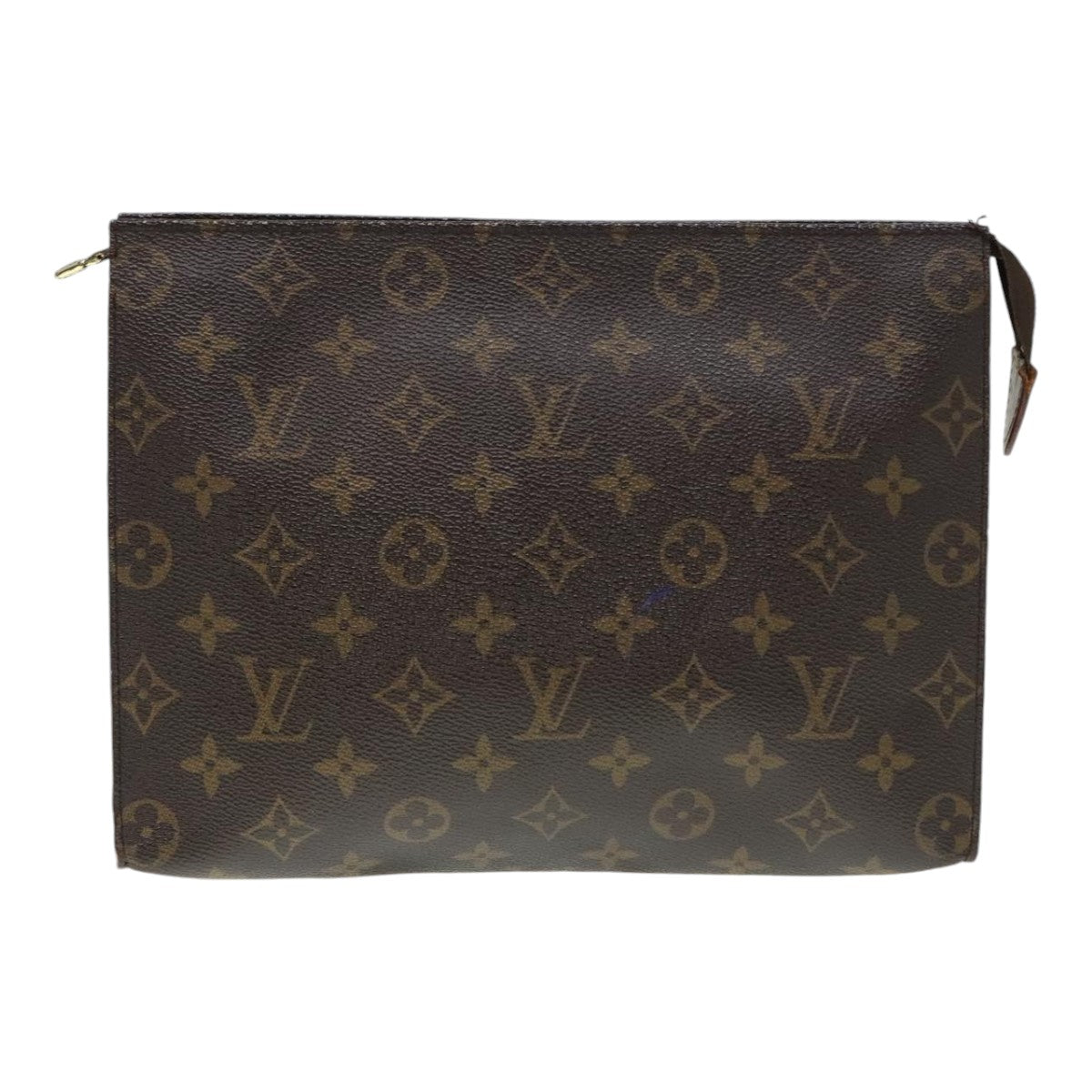 LOUIS VUITTON Monogram Poche Toilette 26 Pouch M47542 LV Auth 91140