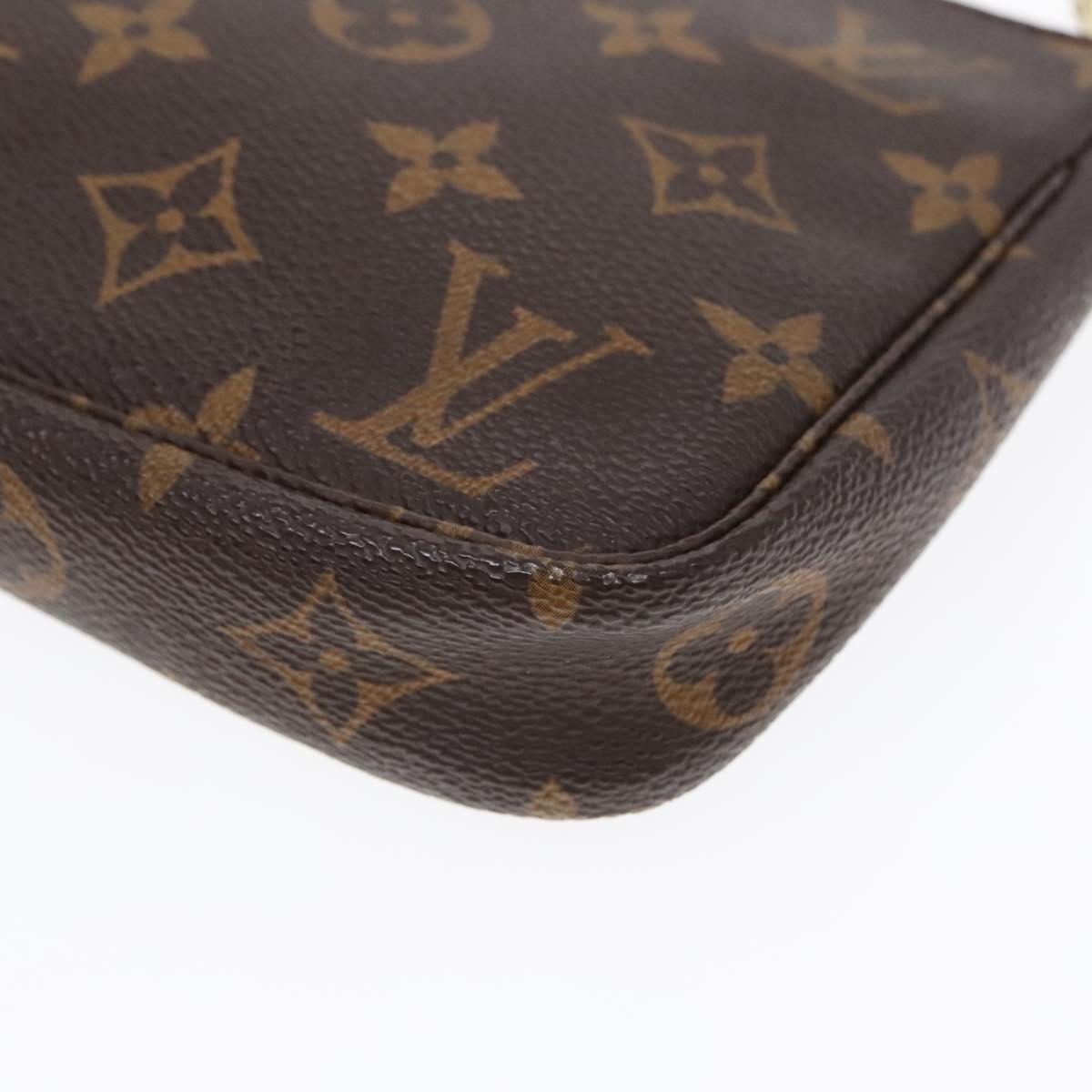 LOUIS VUITTON Monogram Pochette Accessoires Pouch M51980 LV Auth 91149