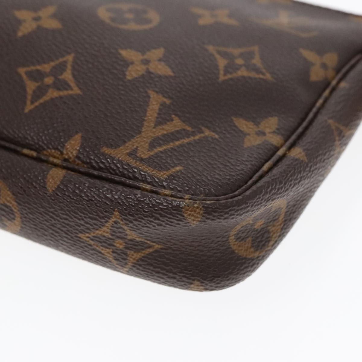 LOUIS VUITTON Monogram Pochette Accessoires Pouch M51980 LV Auth 91149