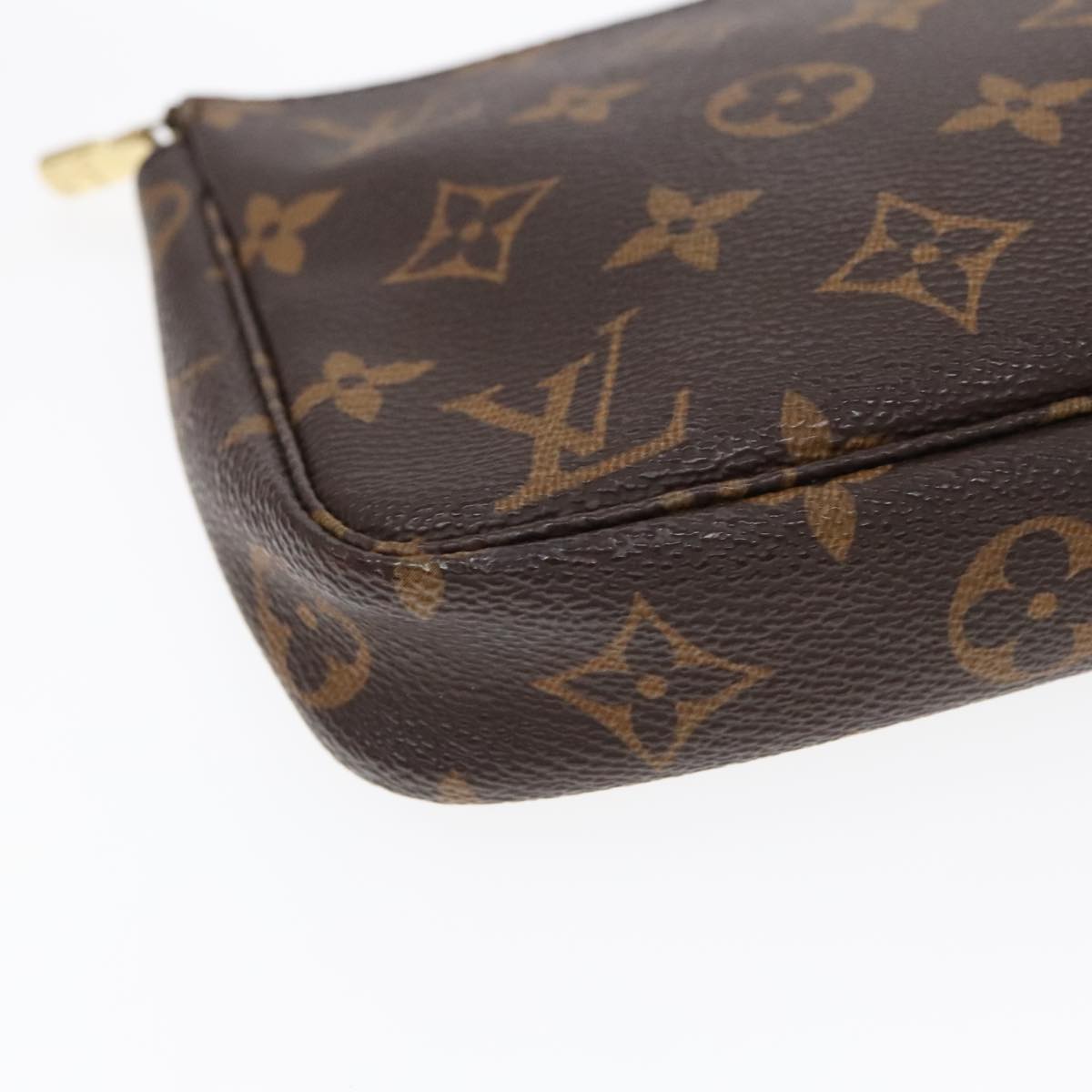 LOUIS VUITTON Monogram Pochette Accessoires Pouch M51980 LV Auth 91149