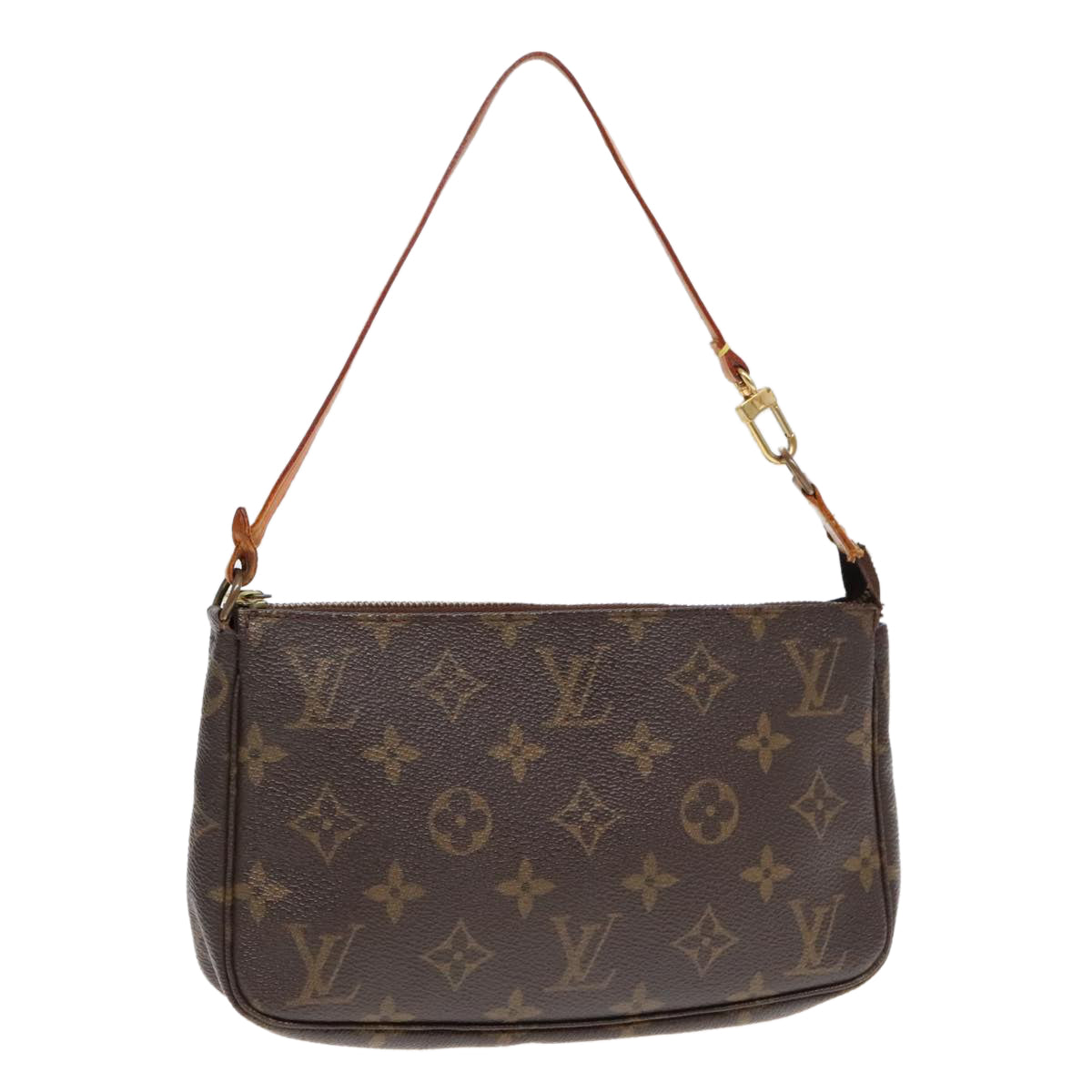 LOUIS VUITTON Monogram Pochette Accessoires Pouch M51980 LV Auth 91151