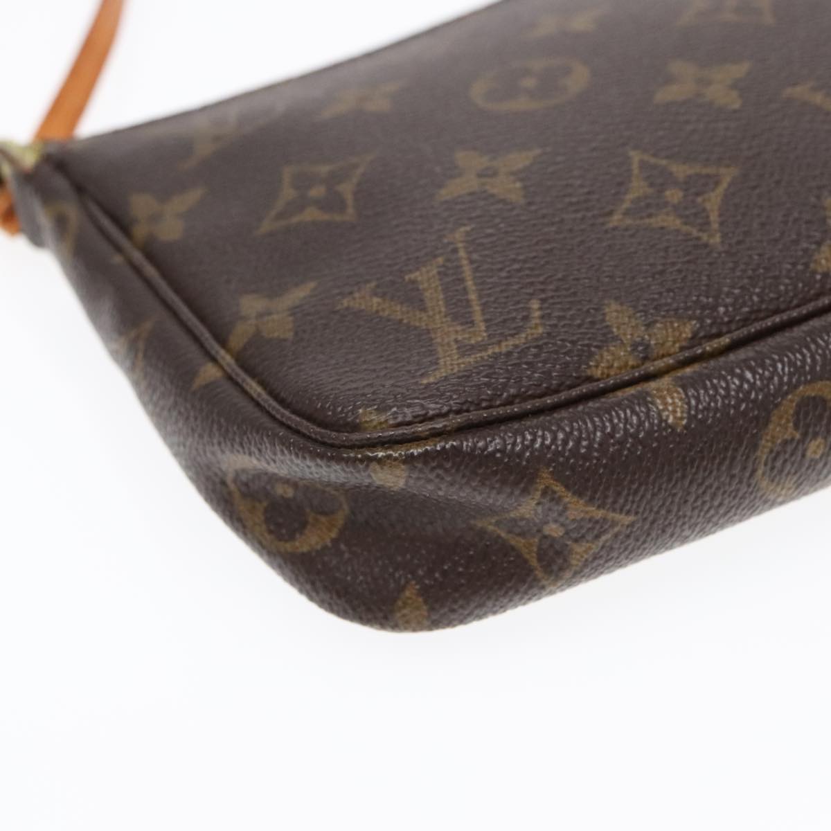 LOUIS VUITTON Monogram Pochette Accessoires Pouch M51980 LV Auth 91151