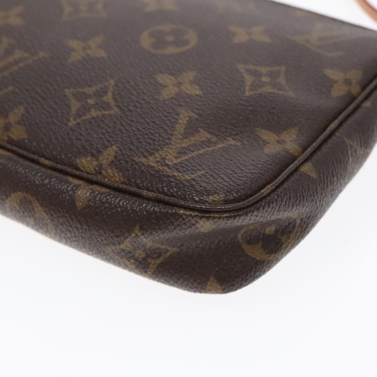 LOUIS VUITTON Monogram Pochette Accessoires Pouch M51980 LV Auth 91151