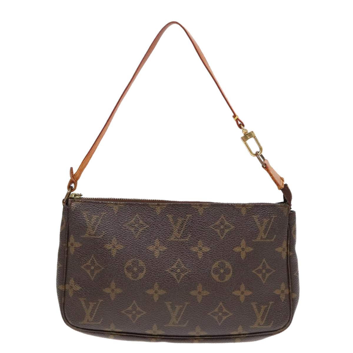 LOUIS VUITTON Monogram Pochette Accessoires Pouch M51980 LV Auth 91151