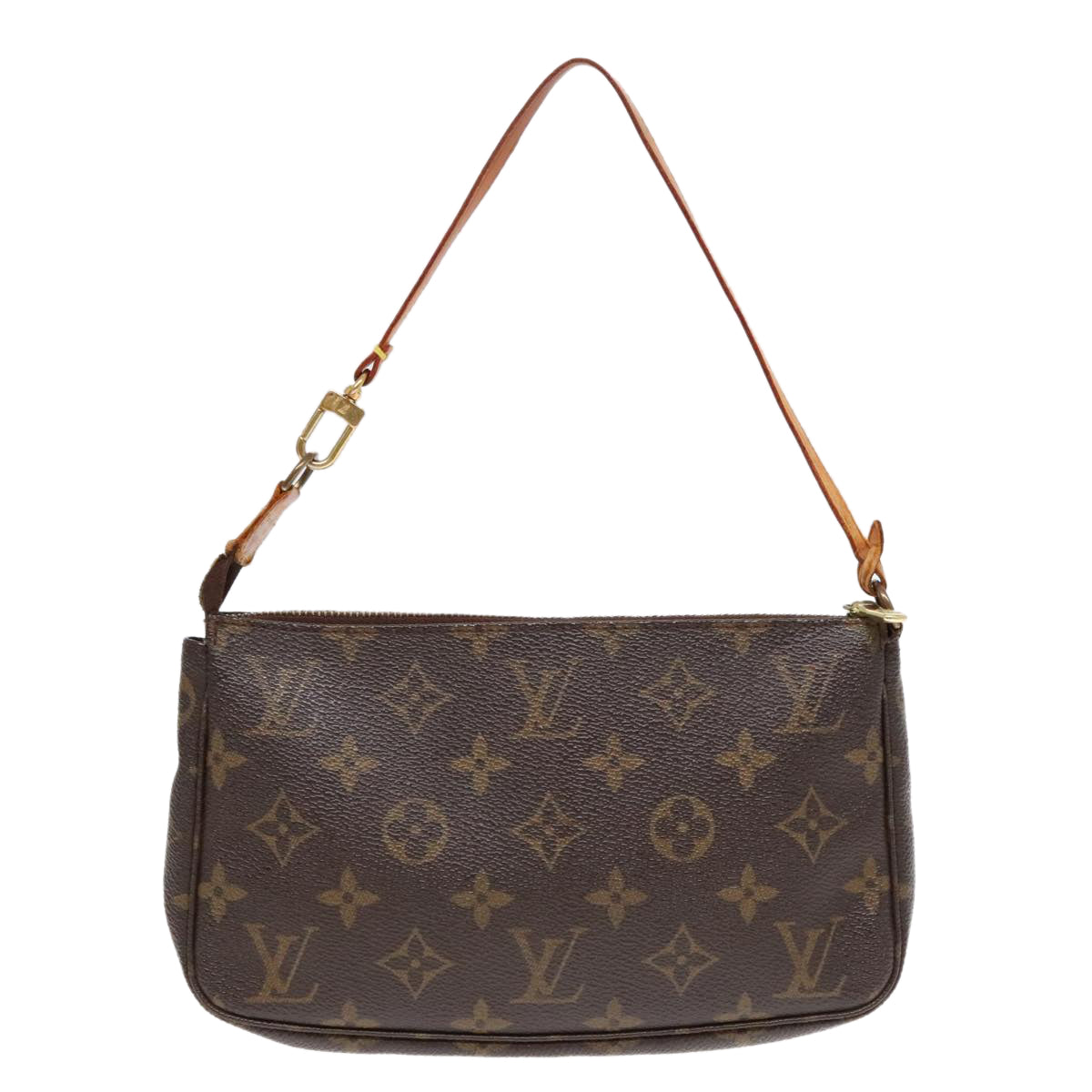 LOUIS VUITTON Monogram Pochette Accessoires Pouch M51980 LV Auth 91151