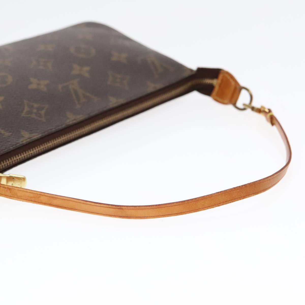 LOUIS VUITTON Monogram Pochette Accessoires Pouch M51980 LV Auth 91151