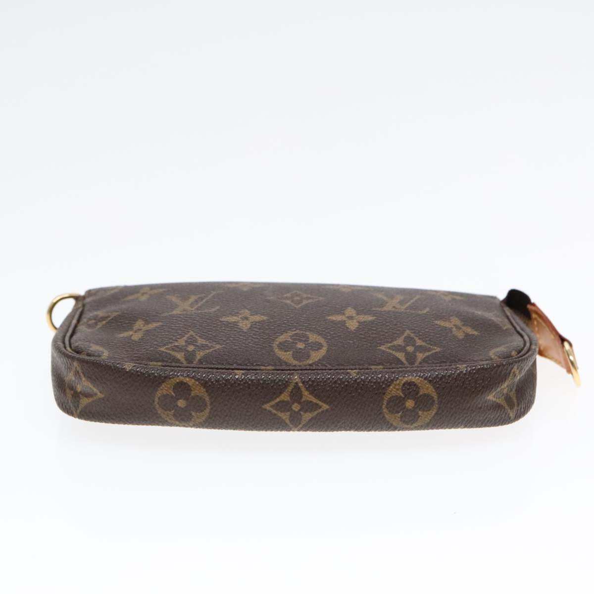 LOUIS VUITTON Monogram Mini Pochette Accessoires Pouch M58009 LV Auth 91154