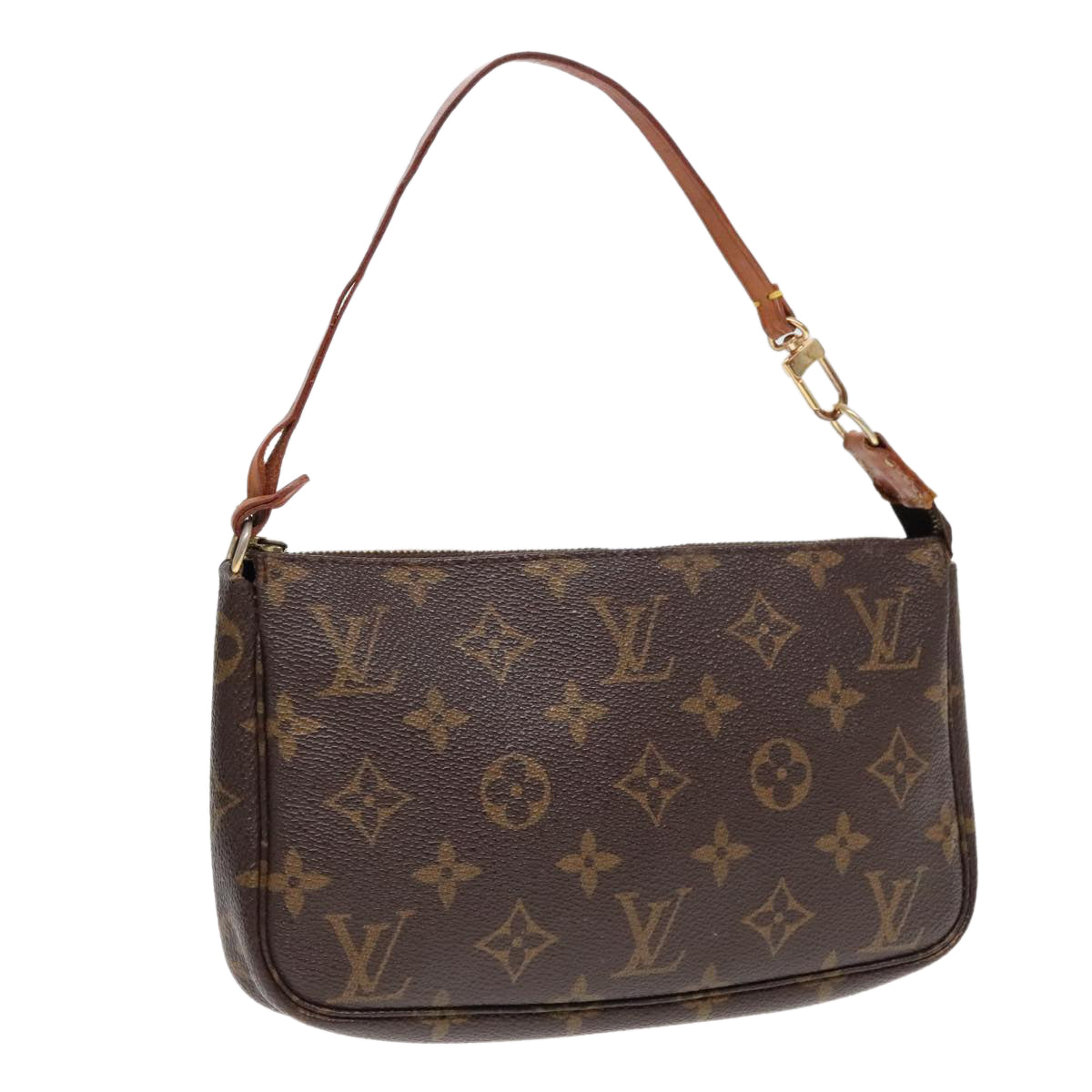 LOUIS VUITTON Monogram Pochette Accessoires Pouch M51980 LV Auth 91155