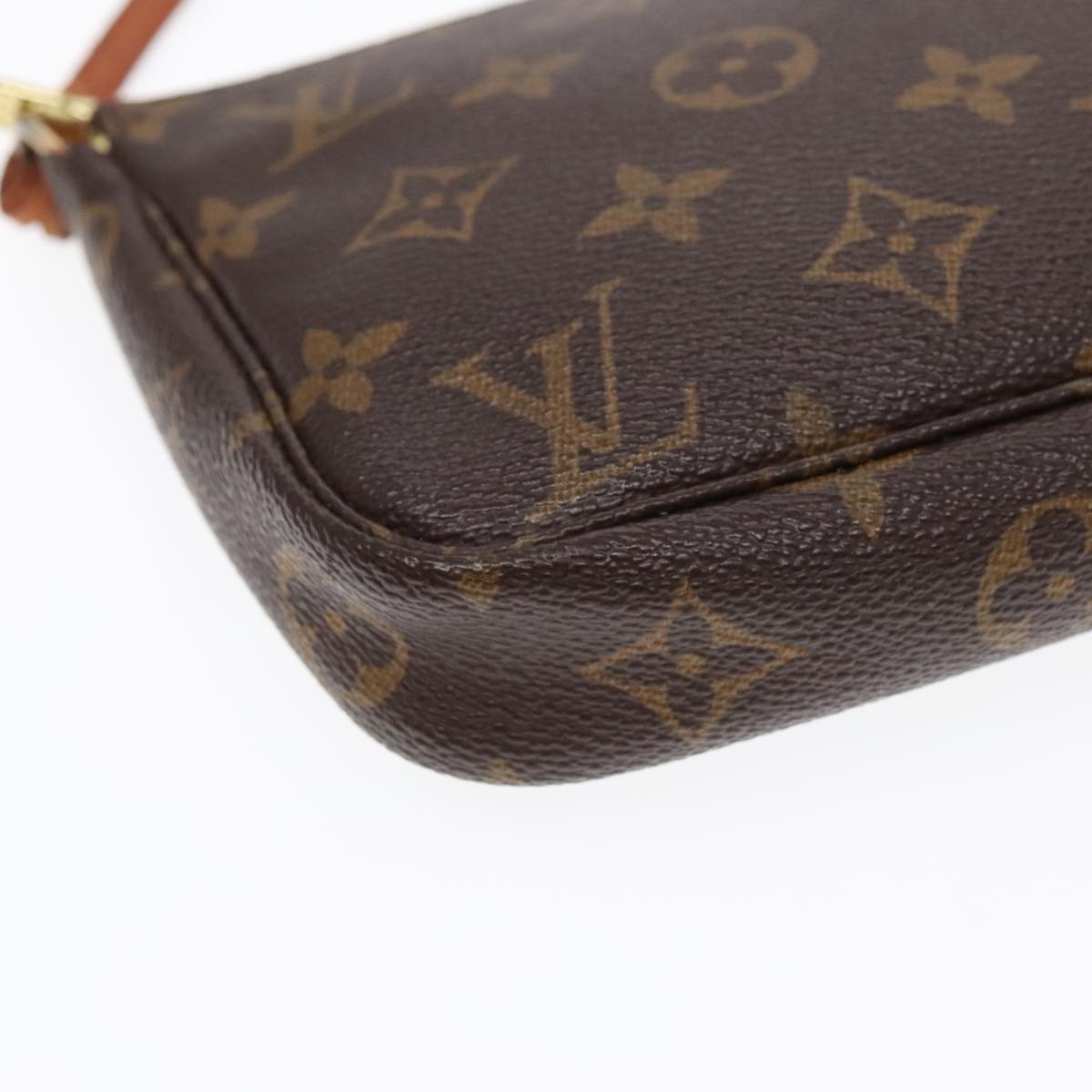 LOUIS VUITTON Monogram Pochette Accessoires Pouch M51980 LV Auth 91155