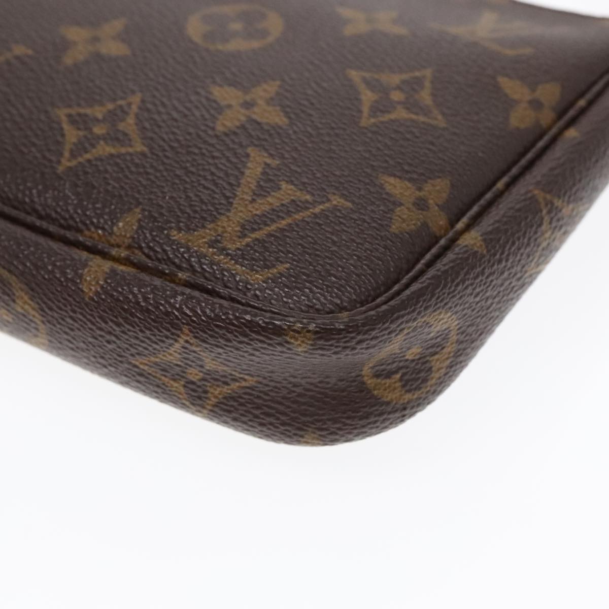 LOUIS VUITTON Monogram Pochette Accessoires Pouch M51980 LV Auth 91155