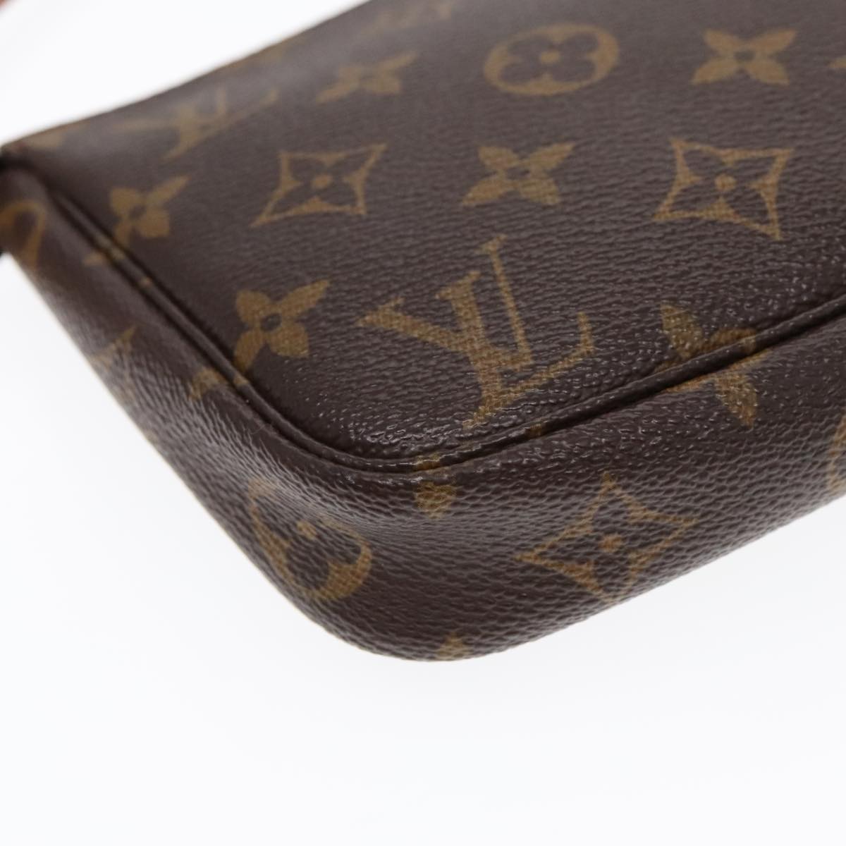 LOUIS VUITTON Monogram Pochette Accessoires Pouch M51980 LV Auth 91155