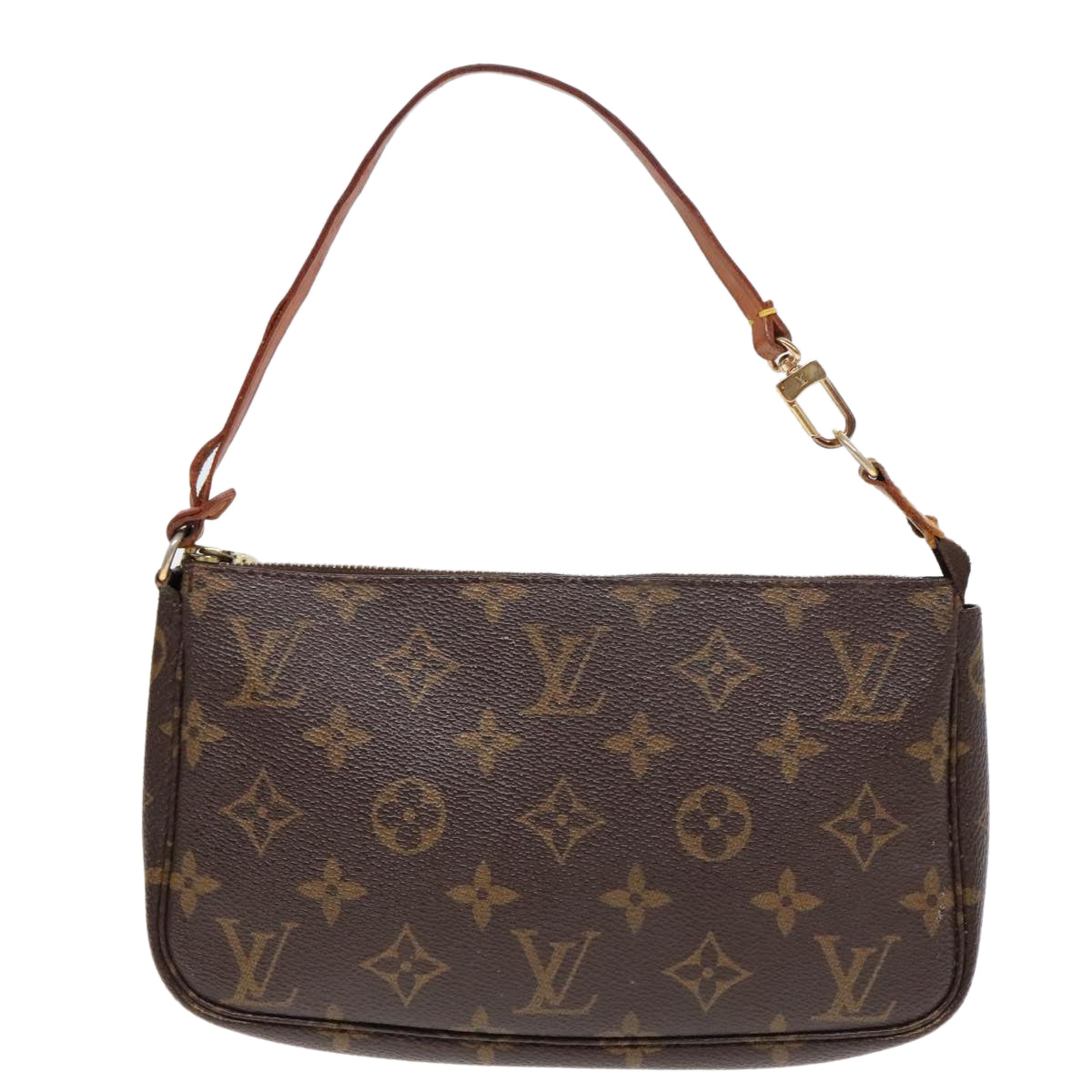 LOUIS VUITTON Monogram Pochette Accessoires Pouch M51980 LV Auth 91155