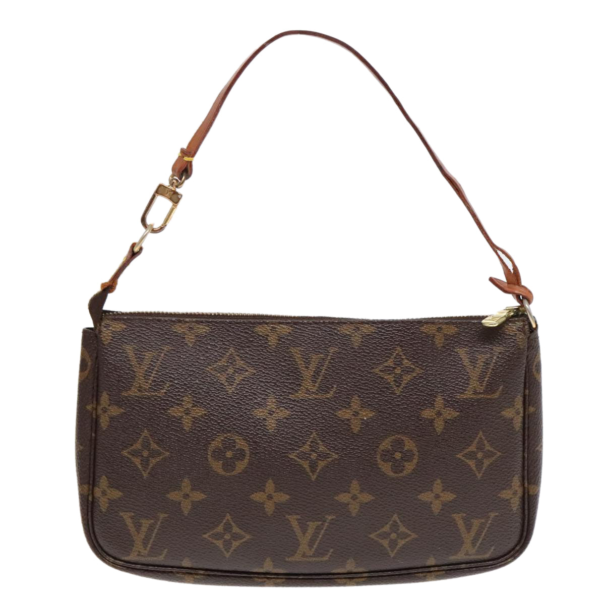 LOUIS VUITTON Monogram Pochette Accessoires Pouch M51980 LV Auth 91155