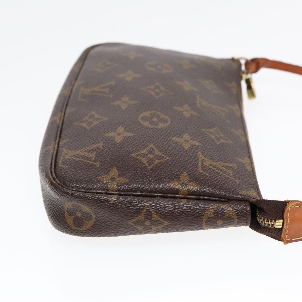 LOUIS VUITTON Monogram Pochette Accessoires Pouch M51980 LV Auth 91155