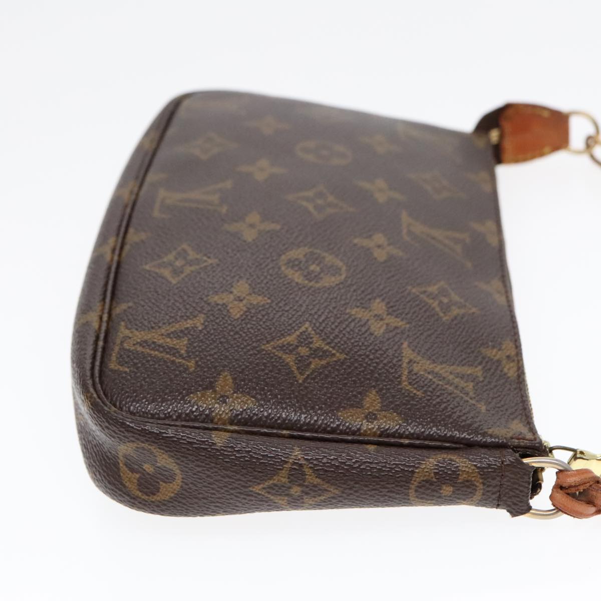 LOUIS VUITTON Monogram Pochette Accessoires Pouch M51980 LV Auth 91155