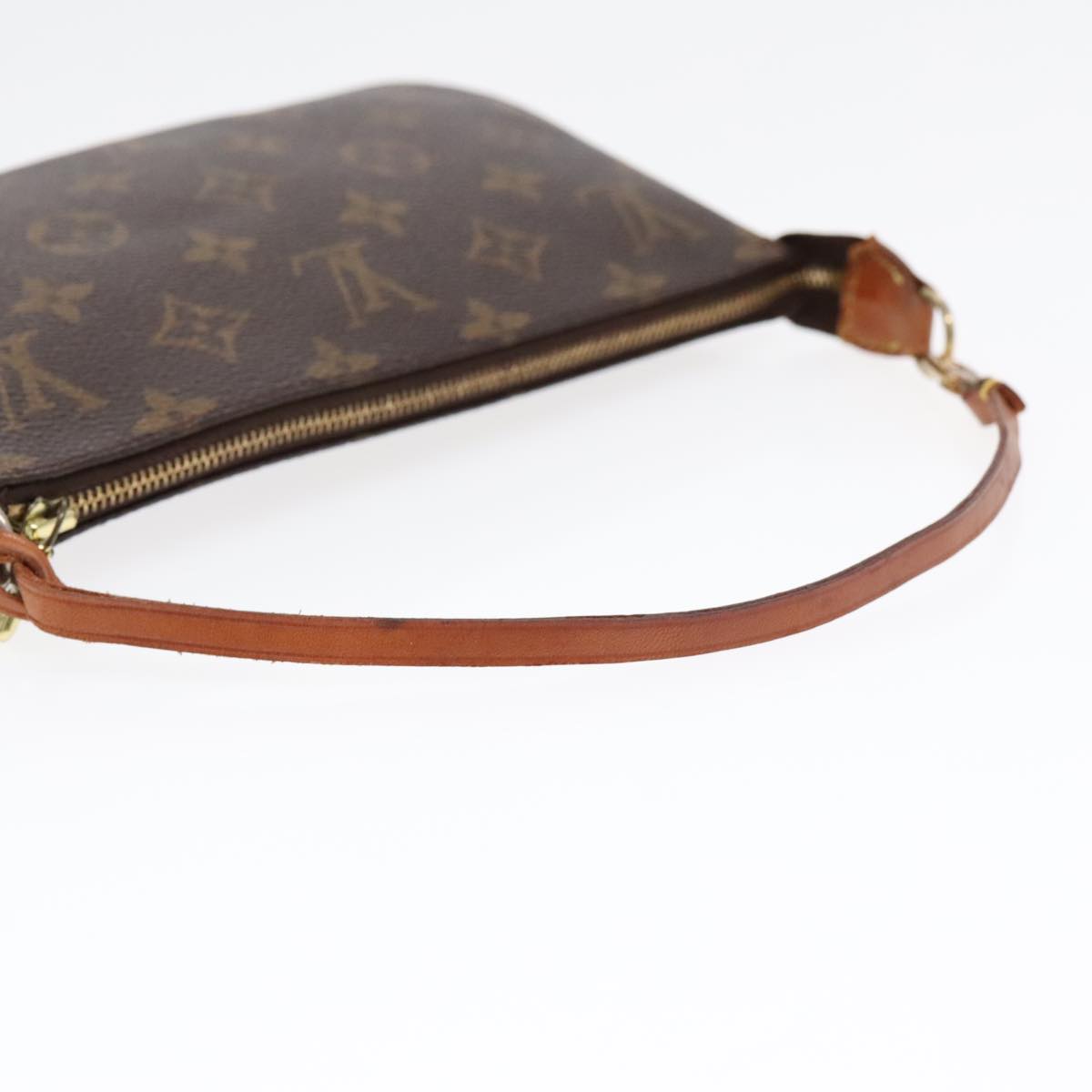 LOUIS VUITTON Monogram Pochette Accessoires Pouch M51980 LV Auth 91155