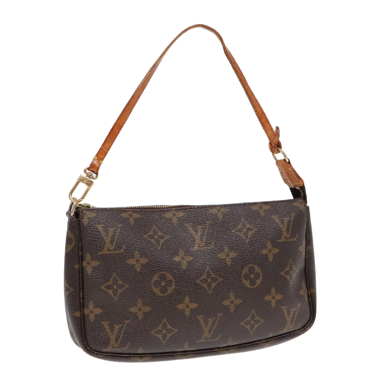 LOUIS VUITTON Monogram Pochette Accessoires Pouch M51980 LV Auth 91157