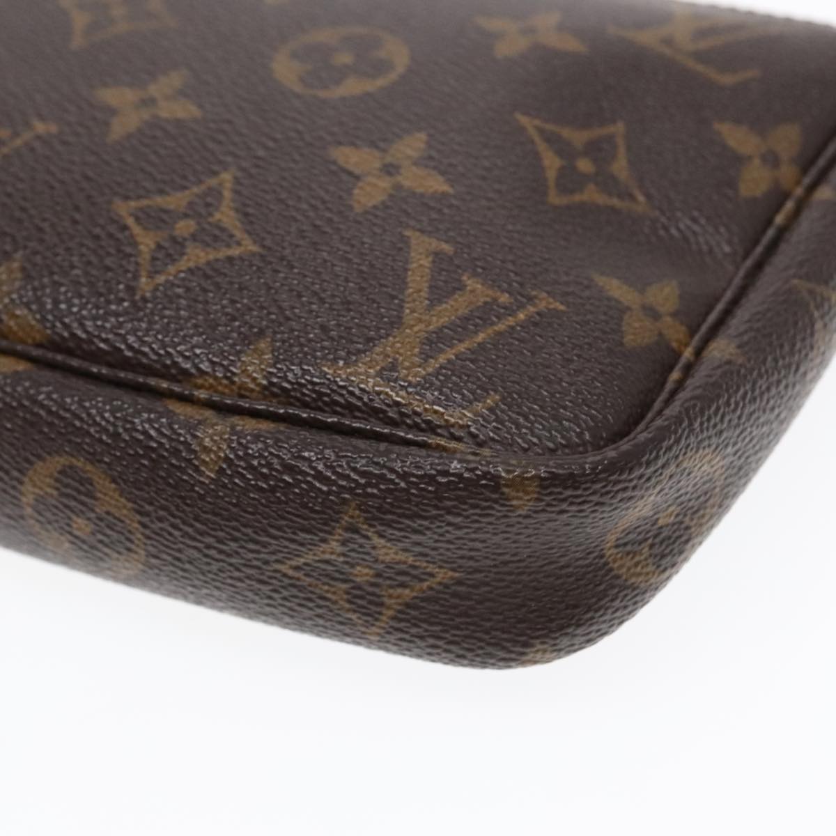 LOUIS VUITTON Monogram Pochette Accessoires Pouch M51980 LV Auth 91157