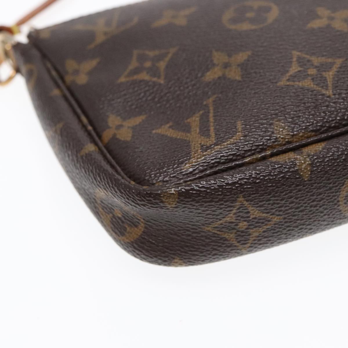 LOUIS VUITTON Monogram Pochette Accessoires Pouch M51980 LV Auth 91157